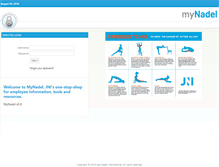 Tablet Screenshot of mynadel.com